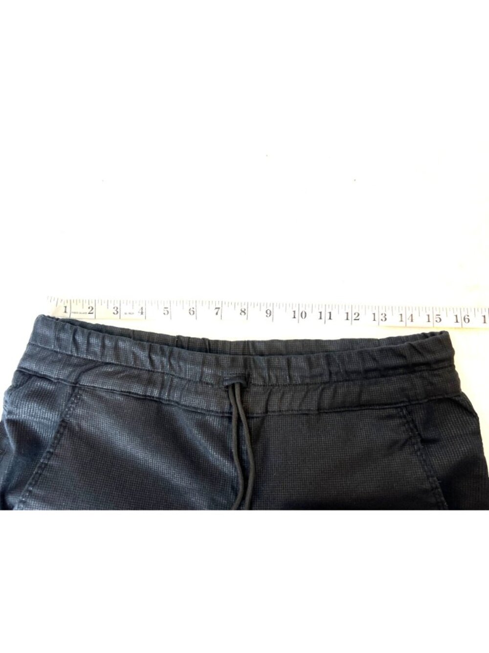 Flog tapered drawstring pants Black with gray tiny check size 29 (S/M) Capsule - Picture 8 of 9